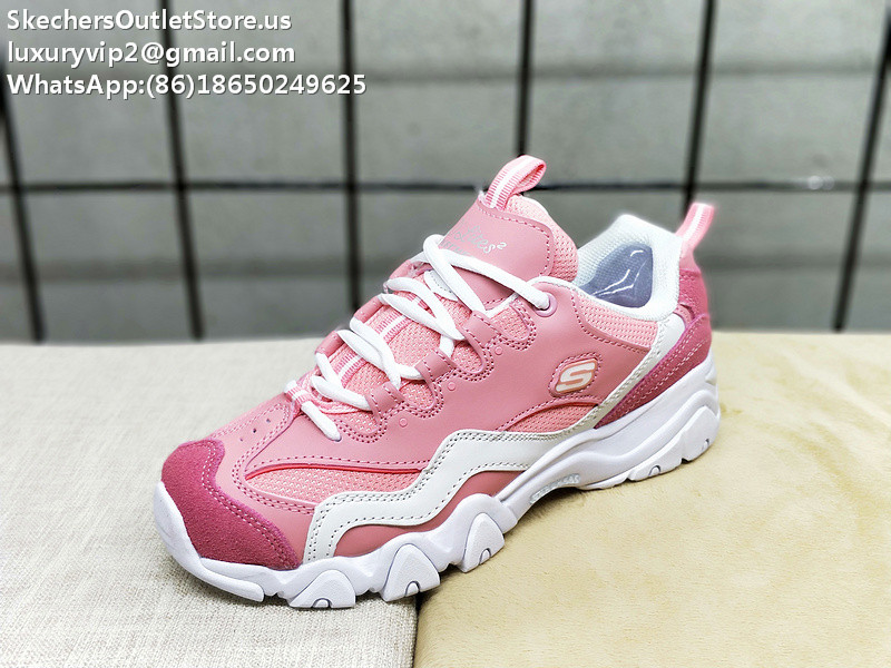 Skechers D'Lites 2 Unisex Sneakers Pink White 35-44